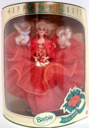 1993 holiday barbie value